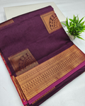 Cotton Saree with Copper Jari – Simple, Elegant & Timeless