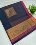 Cotton Saree with Copper Jari – Simple, Elegant & Timeless