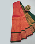 Celebration Silk Saree – Double Shade Elegance with Matching Border & Pallu