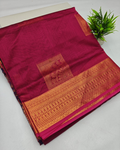 Cotton Saree with Copper Jari – Simple, Elegant & Timeless